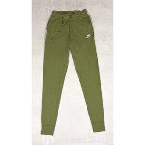 NWT Women Nike XS Sportswear High Rise Jogger Sweatpants Green DJ8499